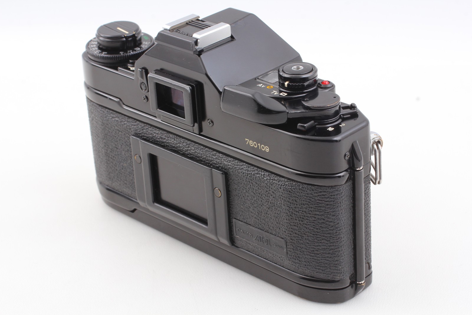 [Exc+5] Canon A-1 Black 35mm Film Camera Body Only With Strap, Cap, From JAPAN