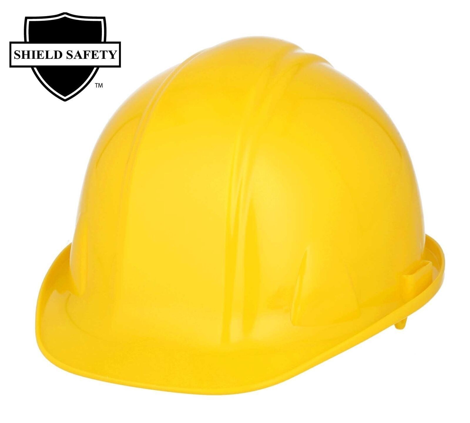 Yellow Hdpe Hard Hat Ansi Type 1 Class E 4 Point Ratchet Headband 1 Each