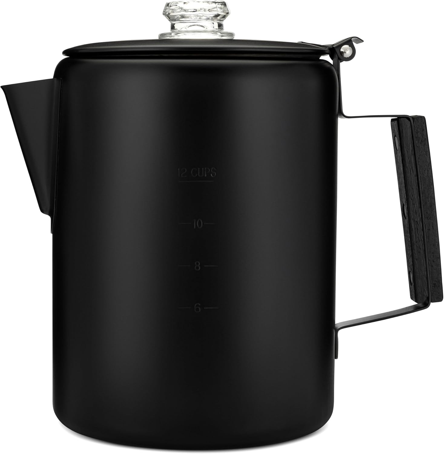 Bozeman Black Percolator Coffee Pot — Camping Coffee Pot — America’S Sleekest Pe