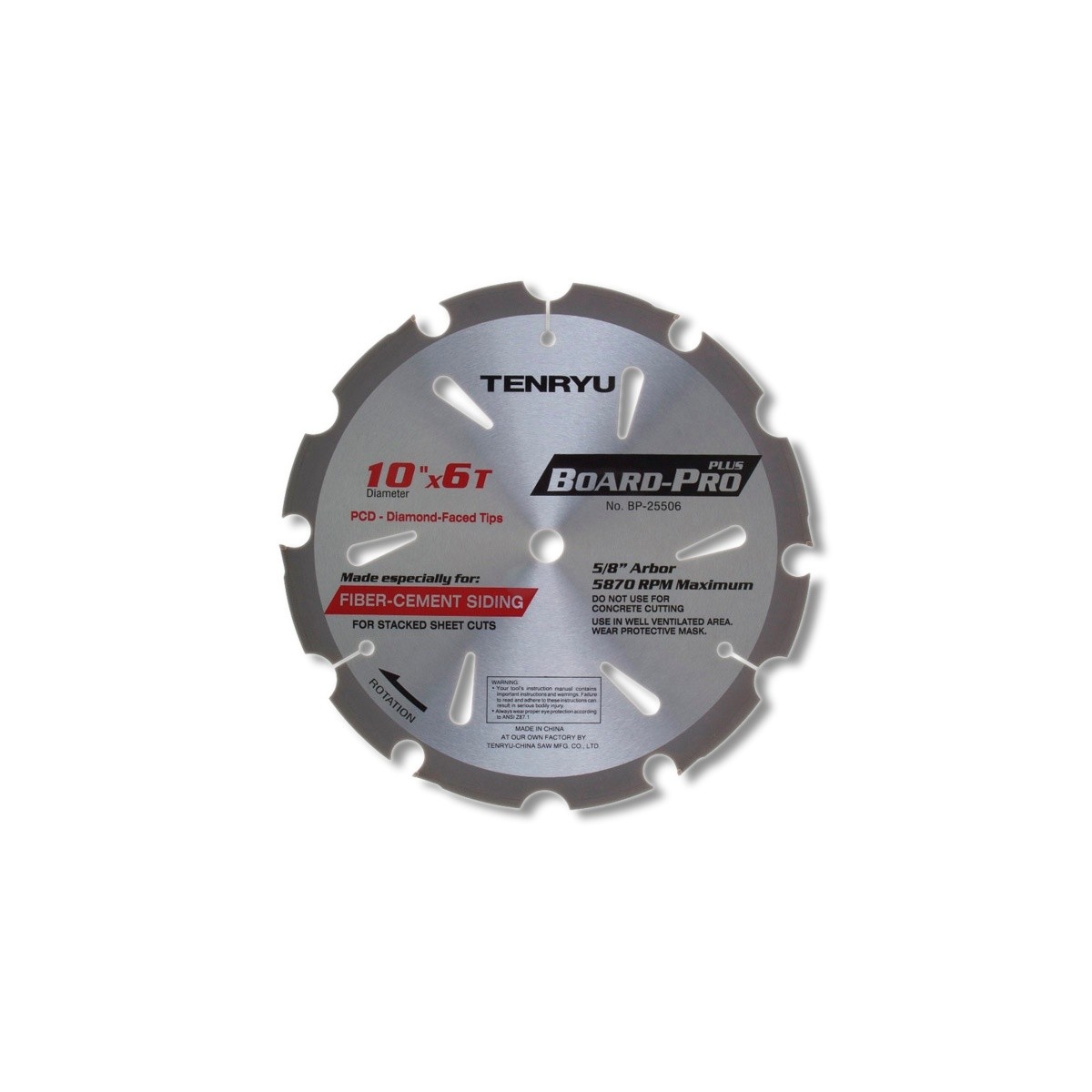 Tenryu Board-Pro Plus 10 in X 5/8 in Board Pro Polycrystalline BP-25506