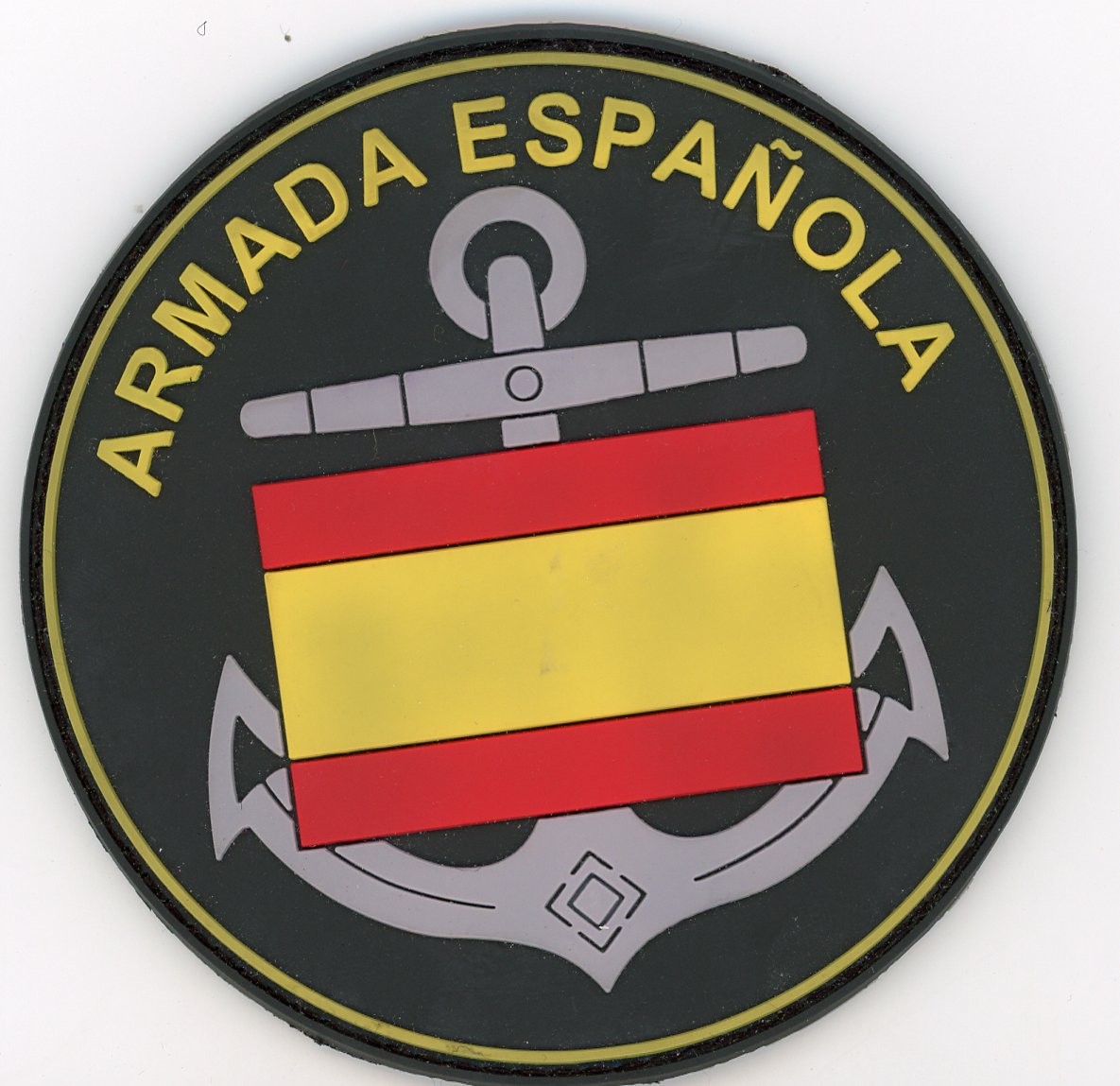 PATCH SPAIN NAVY PVC VEL BACK PARCHE