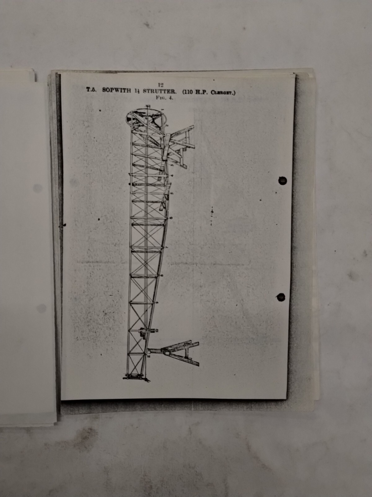 Sopwith 1 1/2 Strutter (110 H.P. Clerget) Rigging Notes-Copy