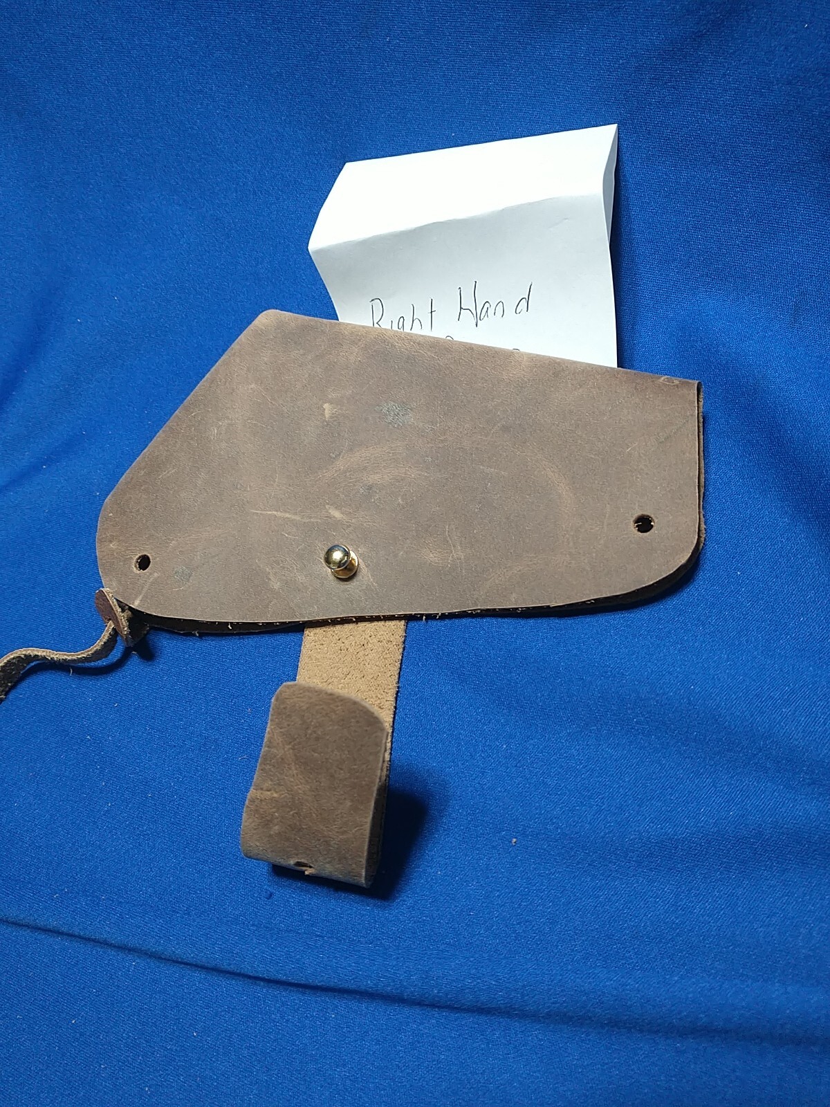 LEATHER LOCK COVER RH FLINTLOCK PERCUSSION MUZZLELOADER CUSTOM MADE BLACK POWDER