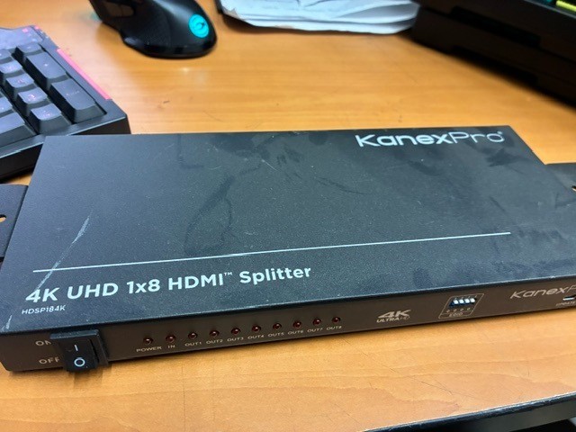 KanexPro HDSP184K 4K UHD 1x8 HDMI Distribution Amplifier