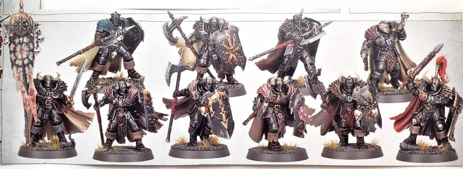 Chaos Warriors from Slaves to Darkness Vanguard 2023 Warhammer Age Sigmar