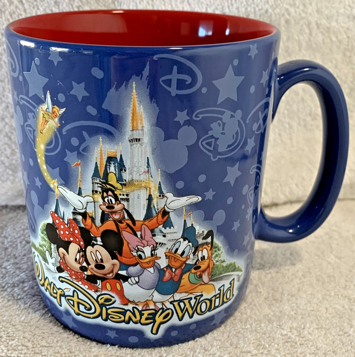 Pristine WDW Where Dreams Come True Forced Perspective 28oz Oversized Castle Mug