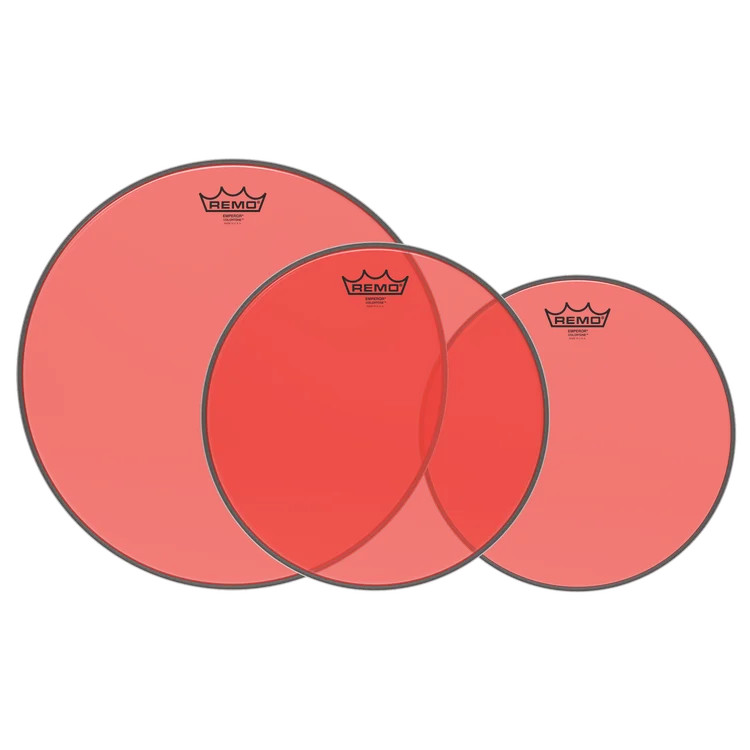 Remo Emperor Colortone 3-pc Tom Pack - 12"/13"/16" - Red