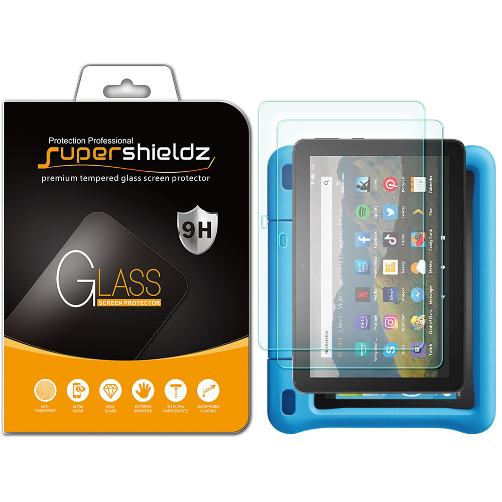 2x Tempered Glass Screen Protector for Fire HD 8/ 8 Plus (2024/ 2020/ 2022)