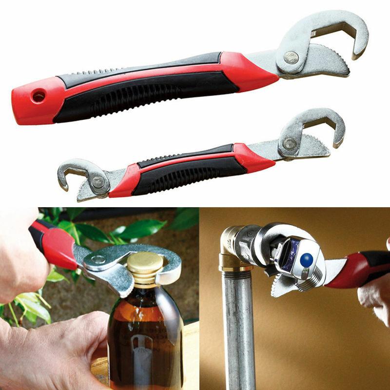 2PC Snap'N Grip 9-32mm Adjustable Wrench Spanner Universal Quick Multi-functIon
