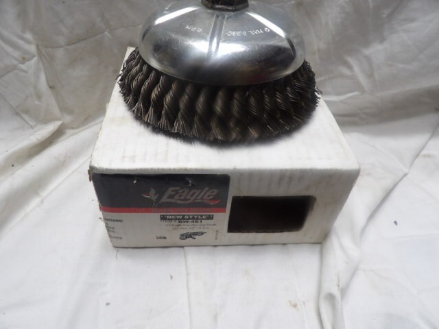 Eagle 6" Single Row Wire Cup Brush BW-461 .025 Wire