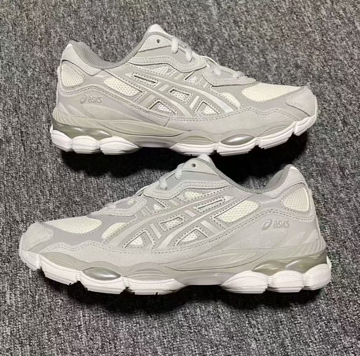ASICS Gel NYC Cream Cloud Grey - 1203A663-101 Men's Size