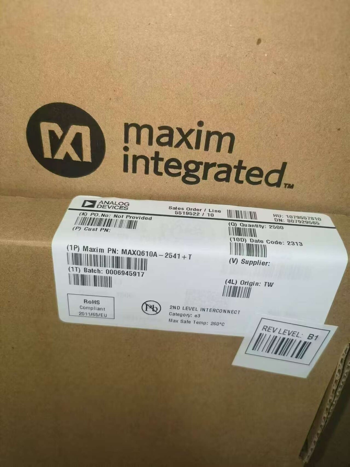 New MAXQ610A-2541+T RISC MCU QFN32 x 10pcs *mp