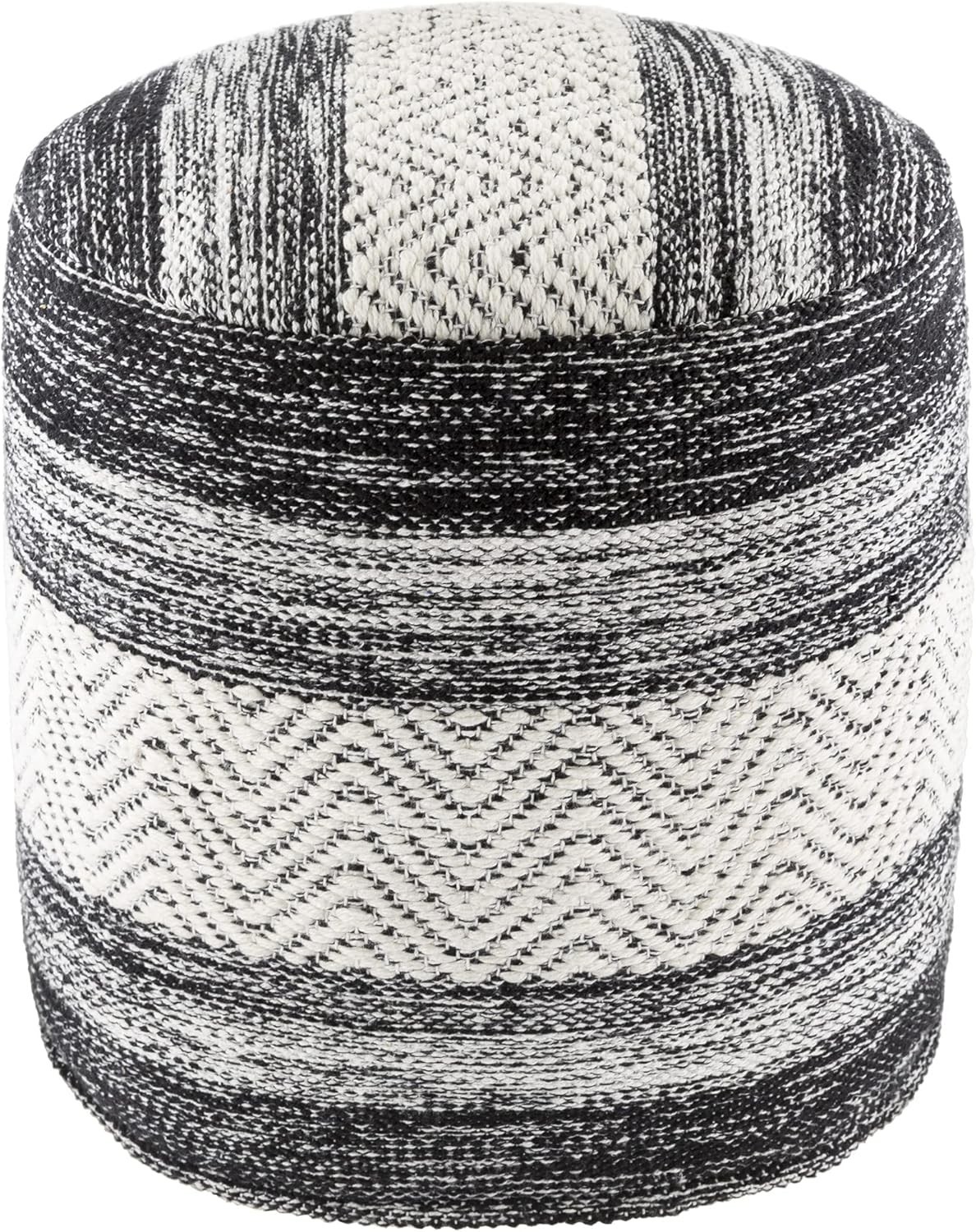 Pamosa Pouf H W x 16" D Black