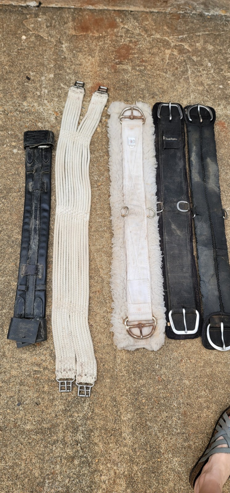 Fleece and classic Equine Western girths 34" and 35"