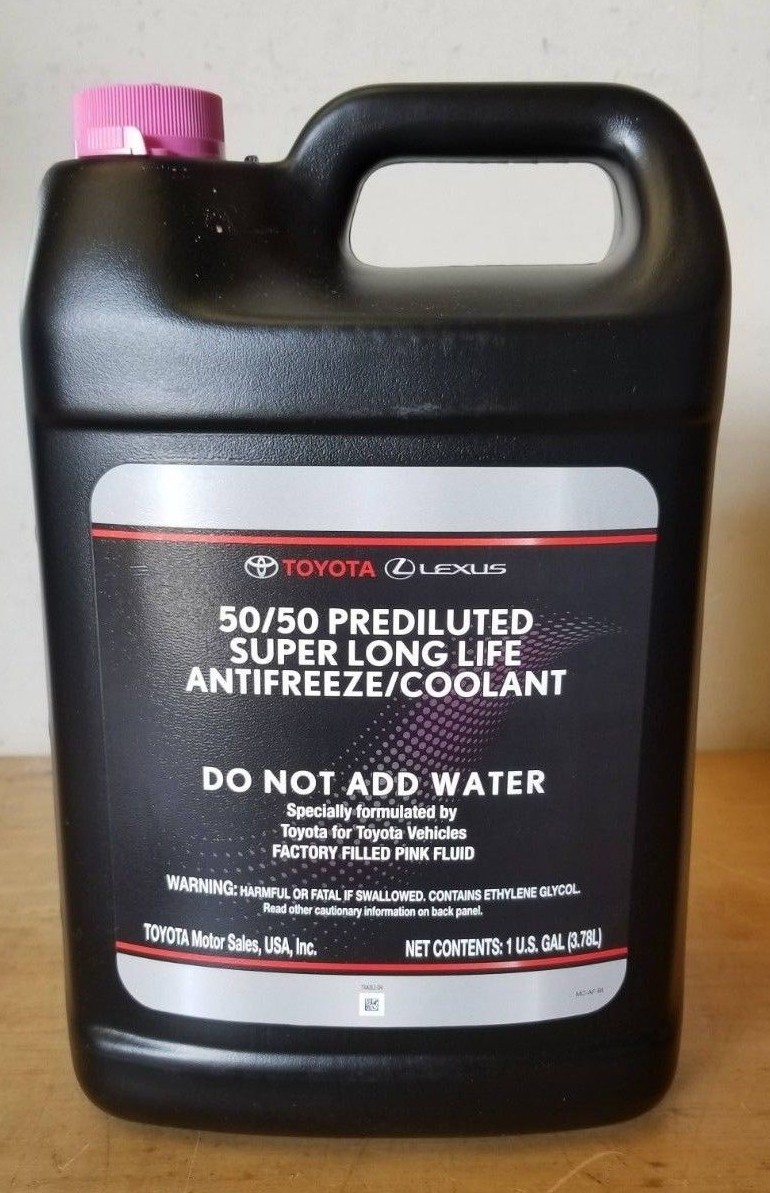 3 Gallons Toyota-Lexus-Scion Super Long Life Pink Antifreeze Coolant - OEM NEW!