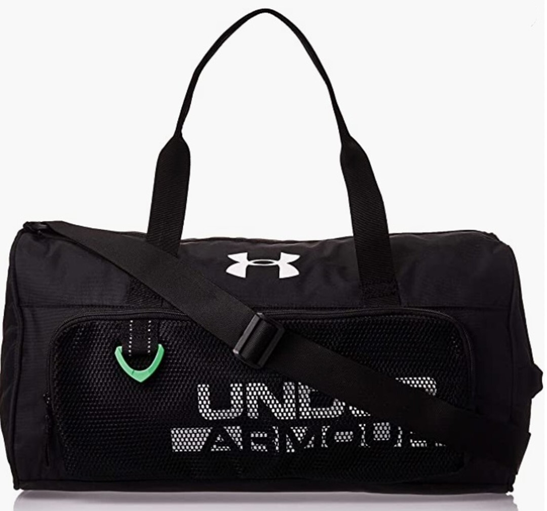 Under Armour Boys' Armour Select Duffle Gym Sports Water Resistant Black Bag NEW