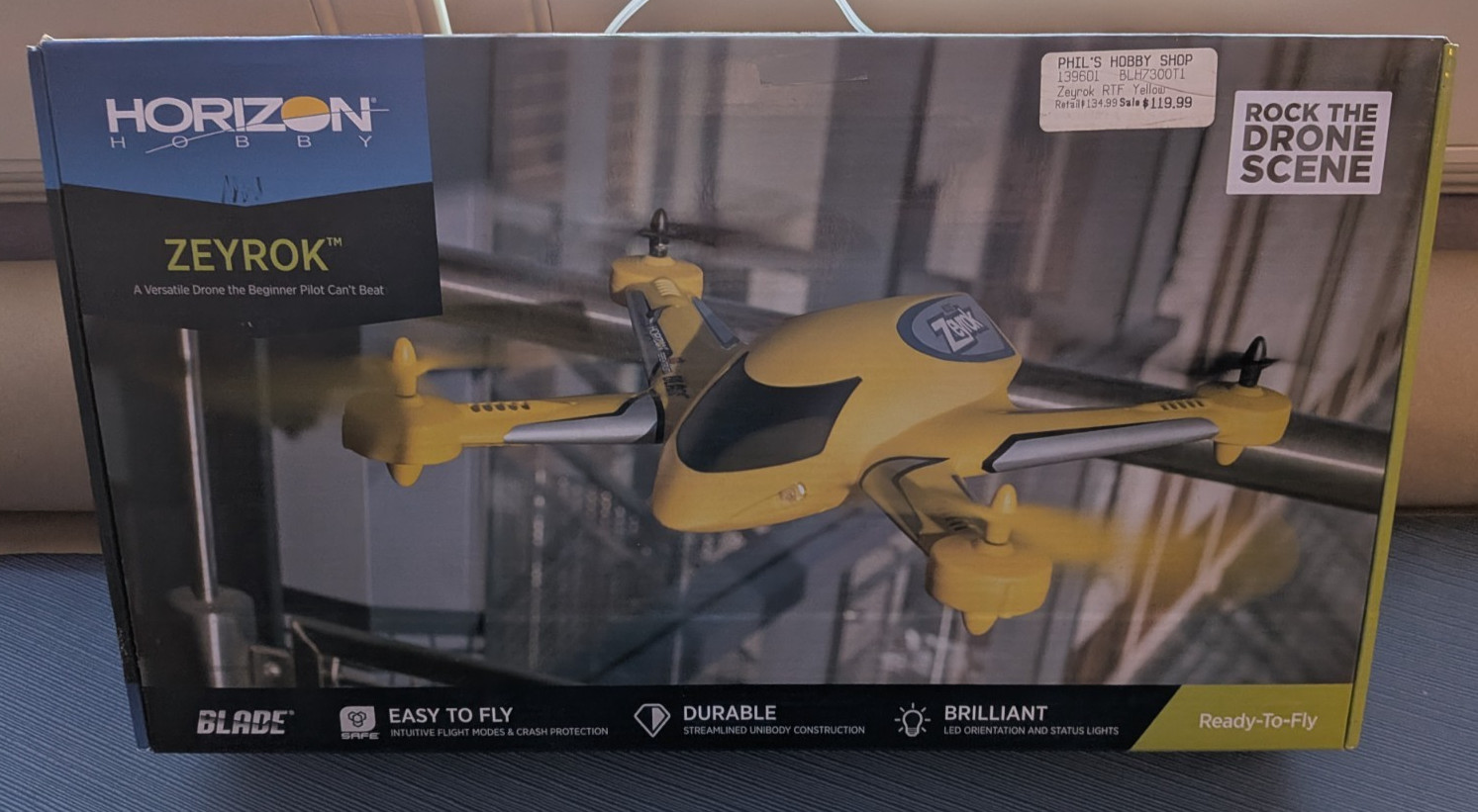 BLADE ZEYROK RC  DRONE RTF USED (DISCONTINUED) READ DESCRIPTION