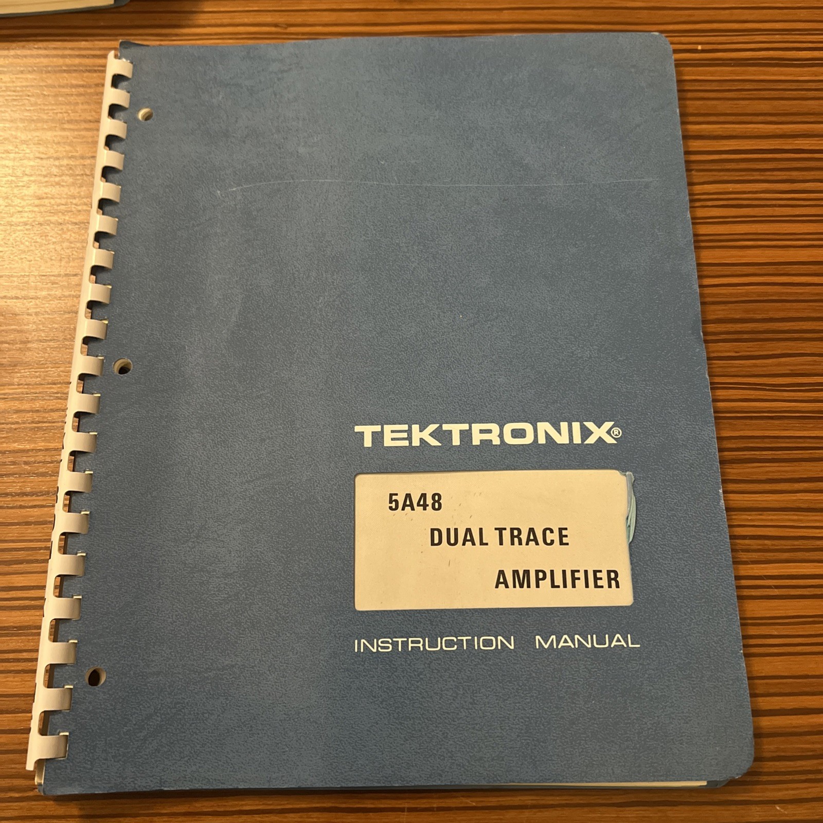 Tektronix 5A48 Dual Trace Amplifier Instruction Manual 1973