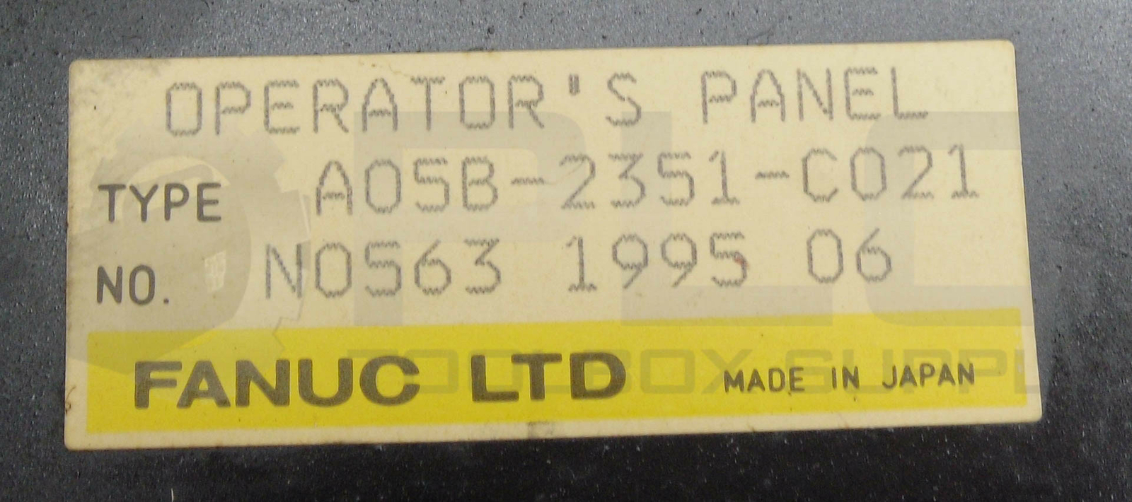 FANUC A05B-2351-C021 OPERATORS PANEL SYSTEM RJ-2