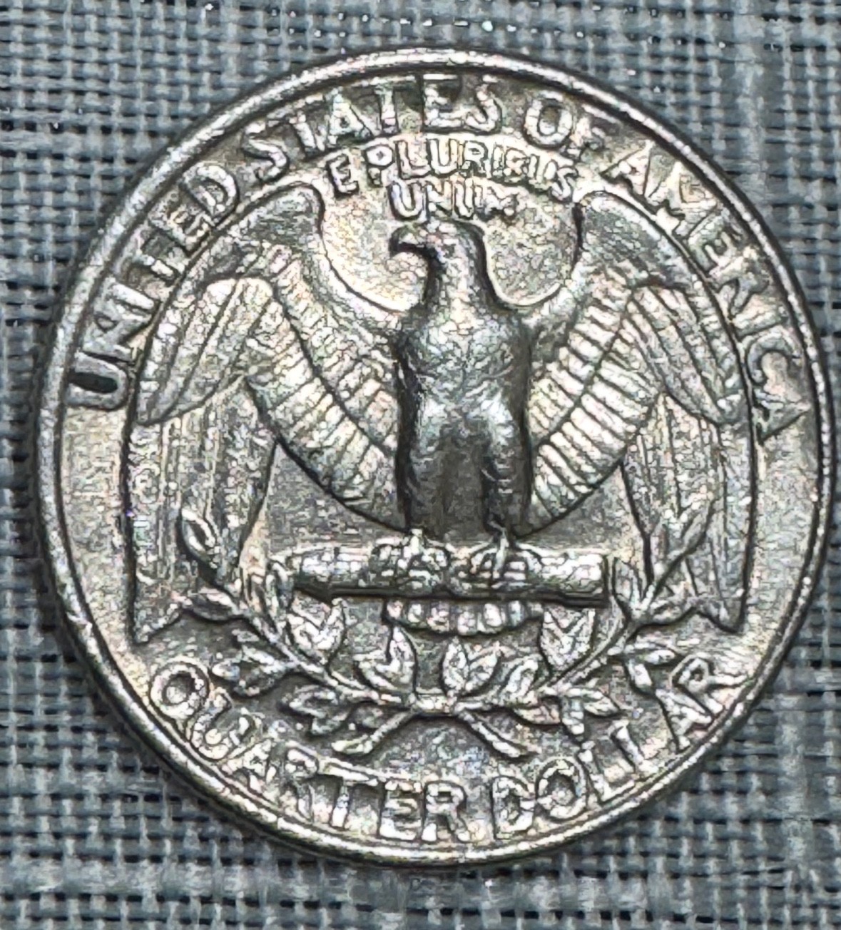 1980 QUARTER DOLLAR P FILLED MINT MARK ERROR Multiple Errors￼