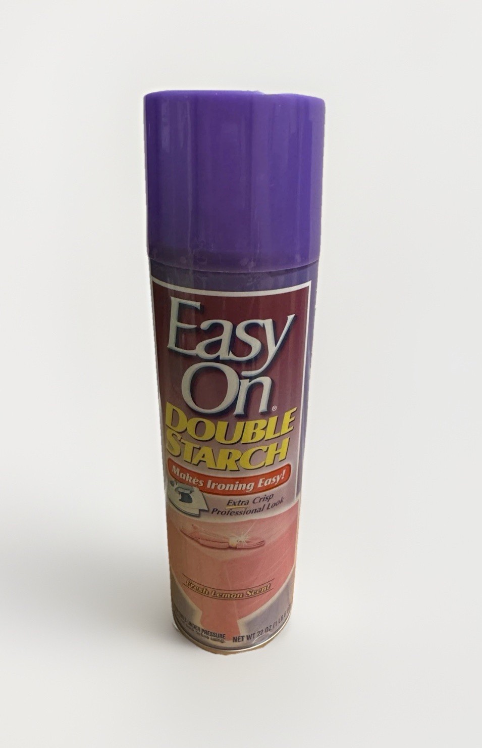 Easy On Spray Double Starch, 22 oz Extra Crisp Professional Look - Lemon Scent