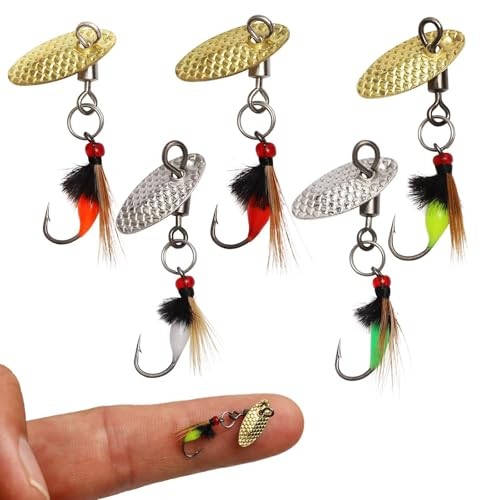 5PCS Fly Fishing Lures Fly Fishing Flies Wet Flies Hook Size #14-5pcs-mosquito