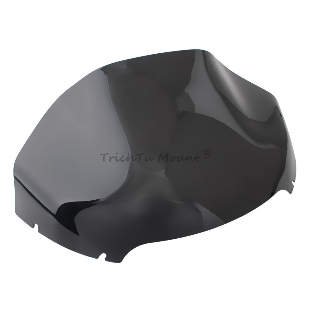Black Wave Windshield Windscreen For Harley Road Glide FLTR FLTRX 15-2022 Black