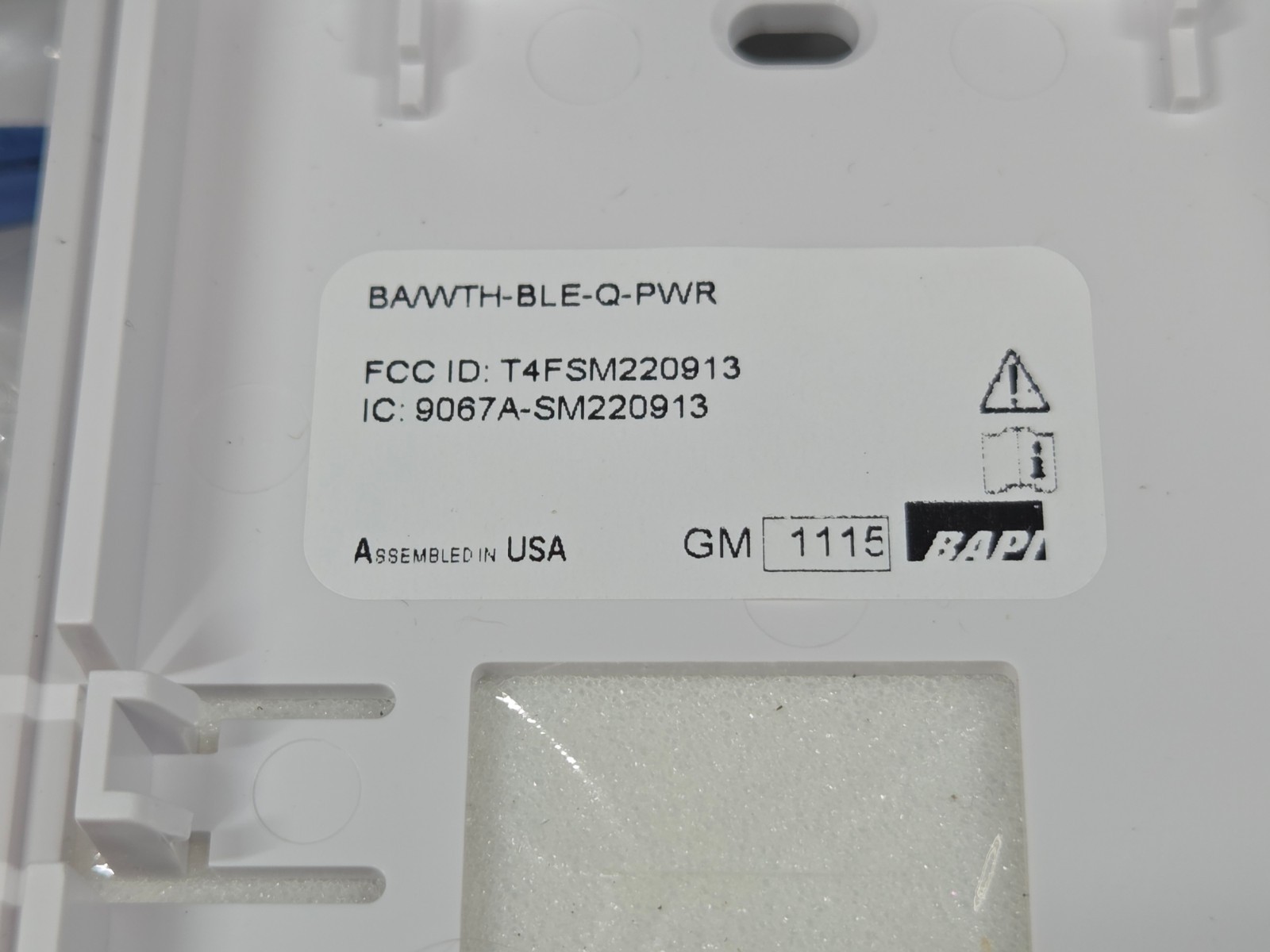BAPI ba/wth-ble-q-pwr NEW Wireless Wireless BAPI-Stat "Quantum" Temperature/Humi