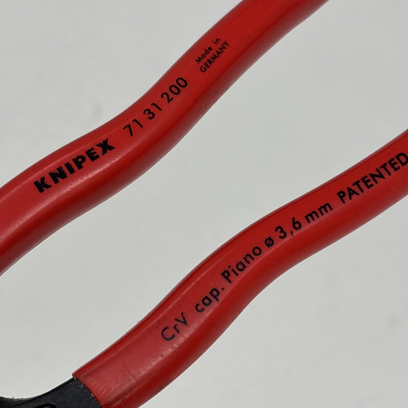 KNIPEX 71 31 200 8" High Leverage Compact Bolt Cutters Notched Blade Germany