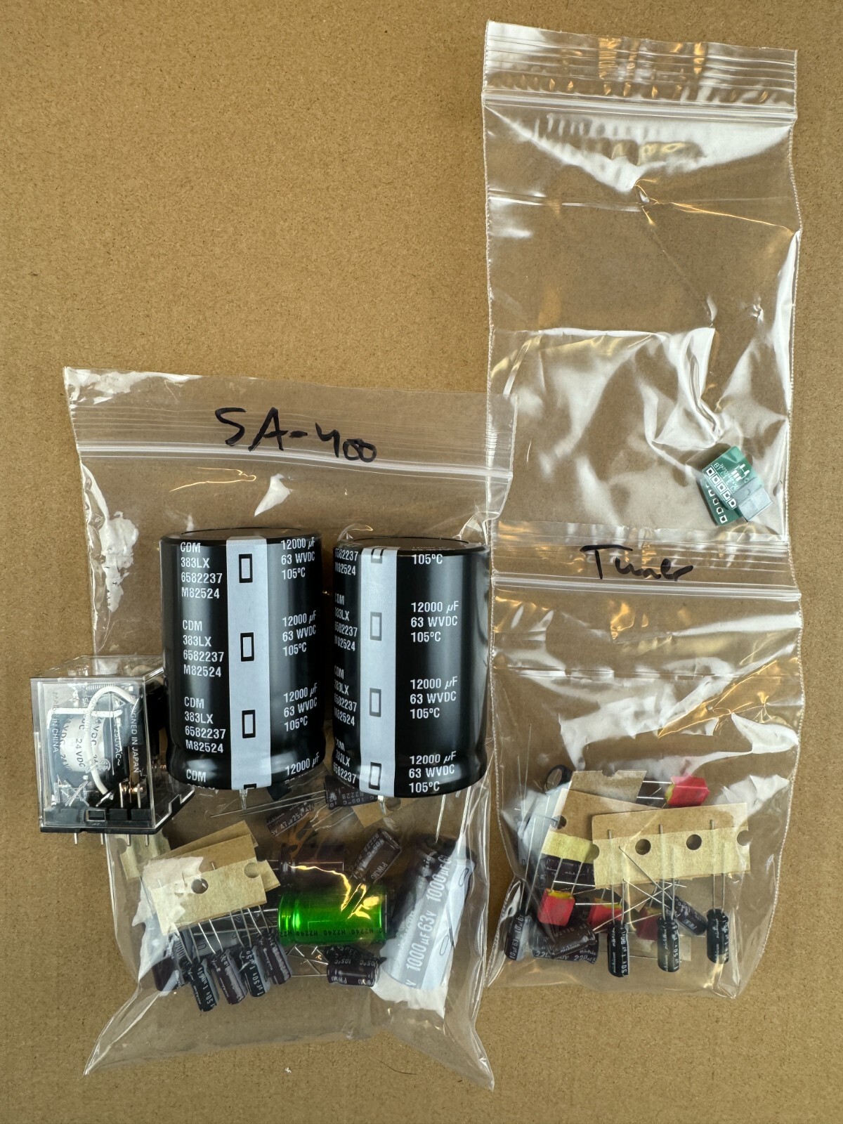 Technics SA-400 Complete Rebuild Kit High-Quality Receiver Recap Set