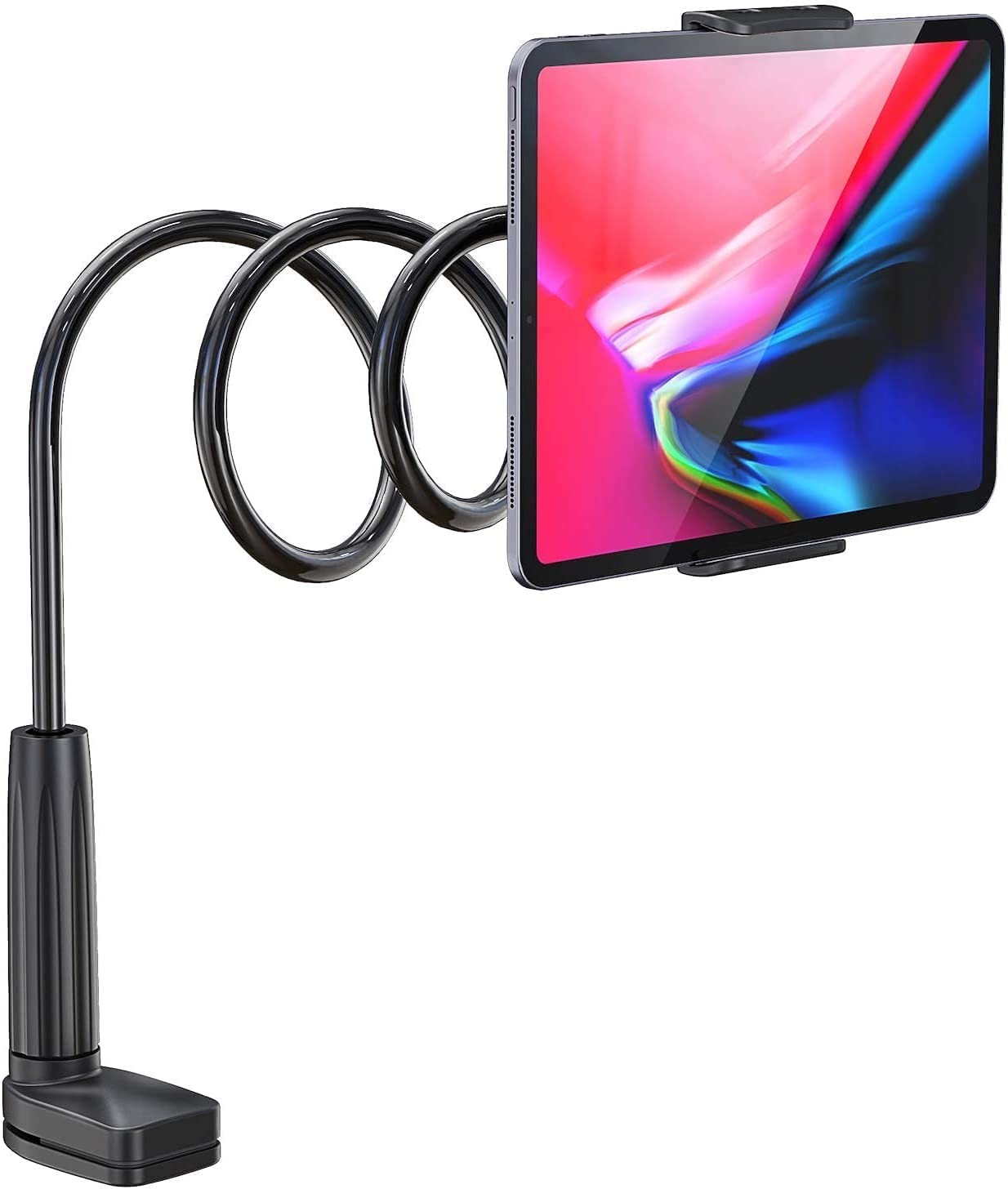 Tablet Holder for Bed - Gooseneck Tablet Holder Stand, Flexible Long Arm Goos...