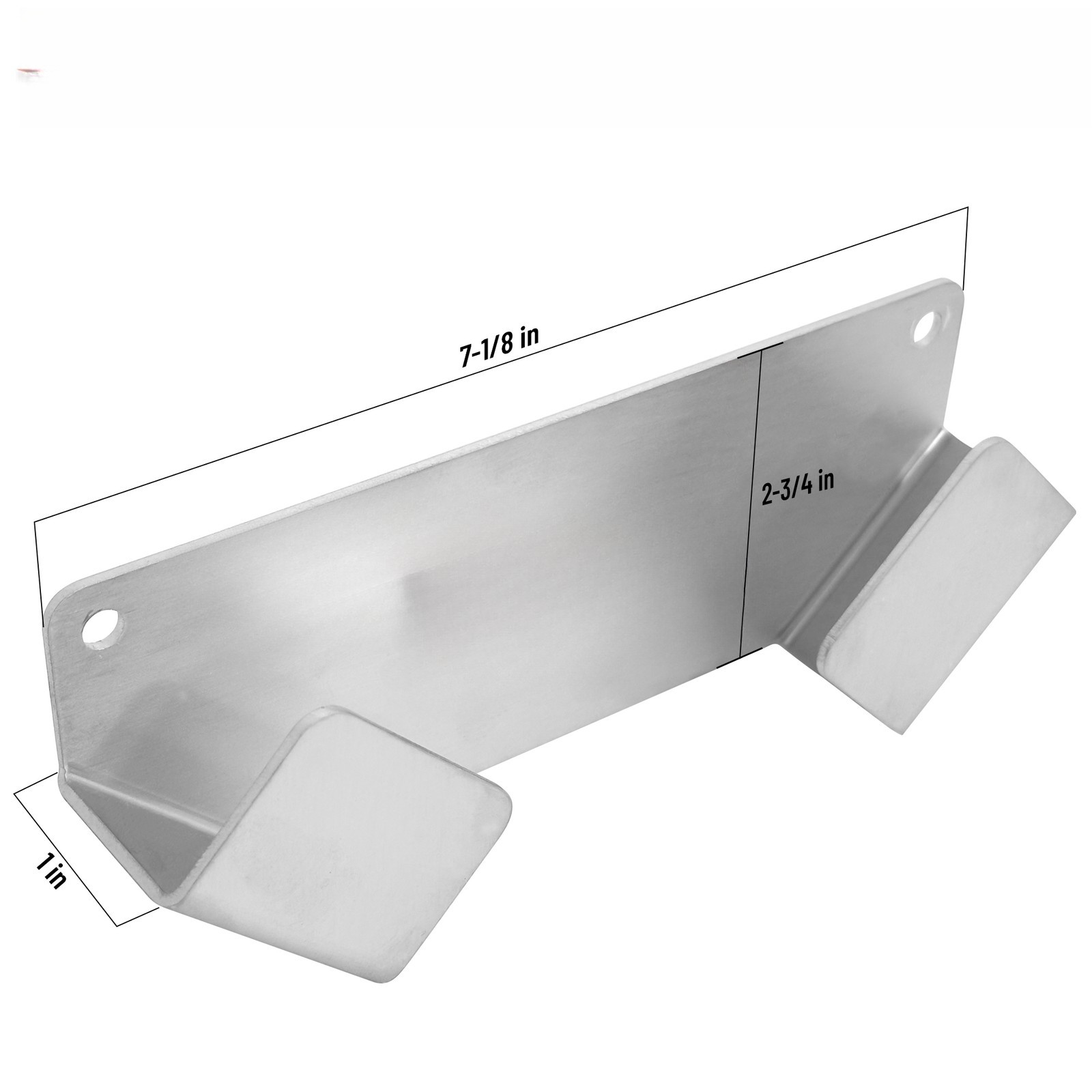 Aluminum 4-Way Lug Nut Wrench Holder Bracket, Wall or Toolbox Mount Storage