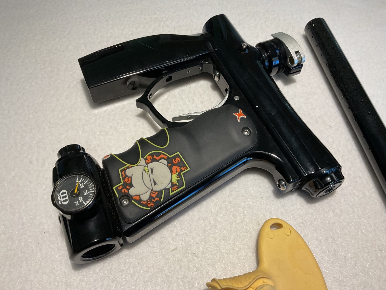 Empire Invert Mini Paintball Gun With Contract Killer Graphic Grip Untested
