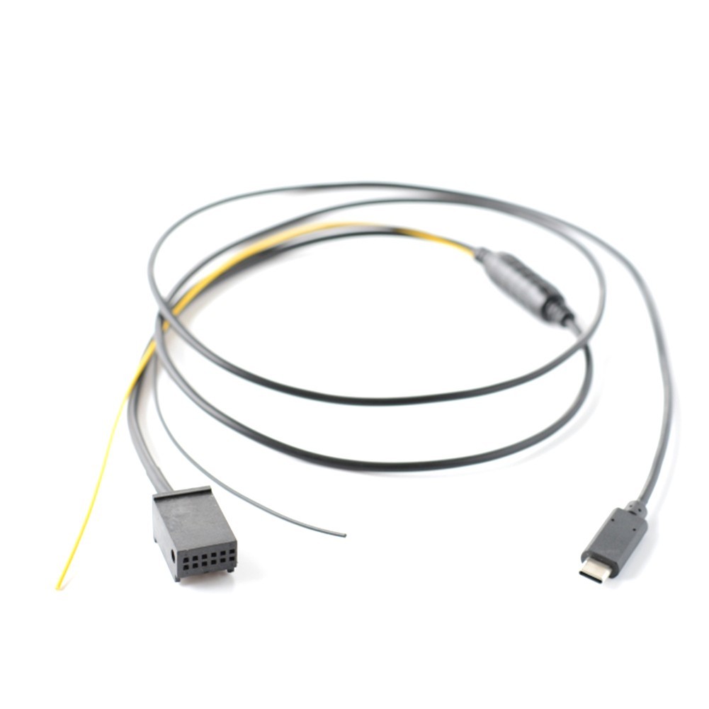 AUX Audio+Charging Cable for Cayenne CDR30 CDR31 TYPEC Quick Installation
