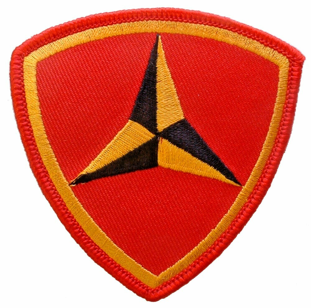 MARINE CORPS 3RD DIVISION Embroidered Shoulder Patch (3") (0074)