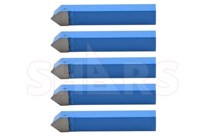 Shars 5 Pcs 5/8" D Style C6 Grade Carbide Tipped Tool Bits New P{