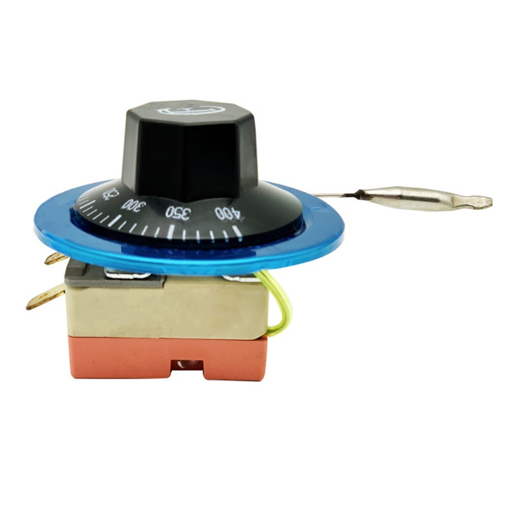 Electric Oven Thermostat Adjustable Temperature Controller 50-400℃ 2 Pin