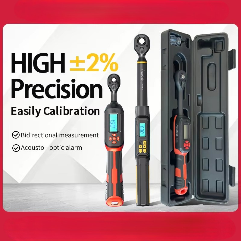 Digital Torque Wrench 1.5-340Nm LED Display Buzzer Alert High Accuracy