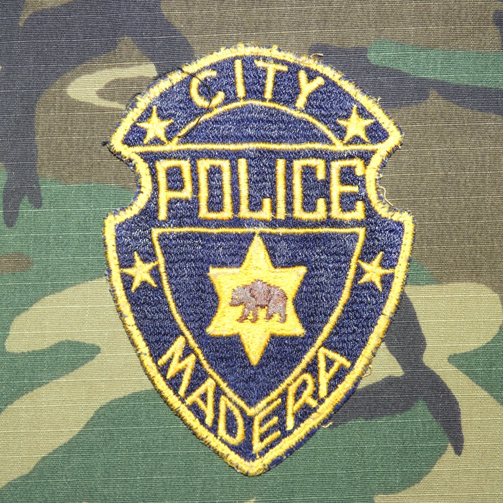 Vintage City of Madera Police Department Shoulder Patch (California)