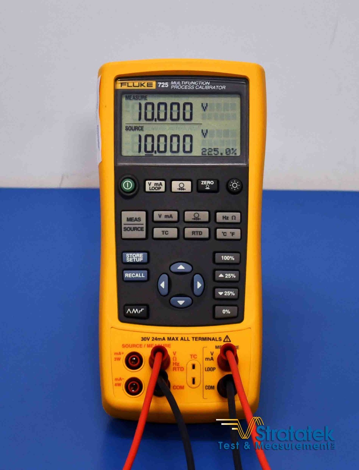 Fluke 725 Multifunction Process Calibrator NIST Calibrated with Data