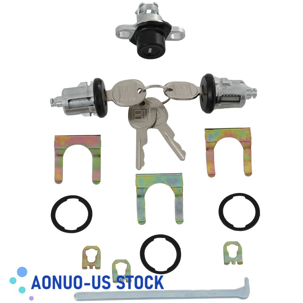 Doors & Hatch Lock Cylinder Set PY472 Fits For Camaro 1993-2002 Firebird