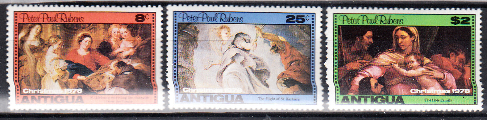 W ANTIGUA 0524-526 RUBENS PAINTINGS