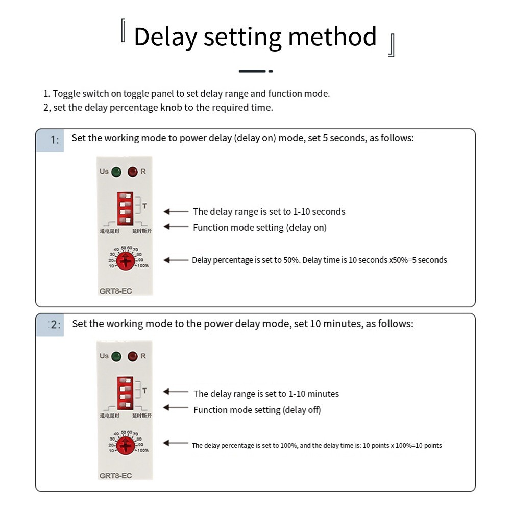 Time Relay GRT8EC Suitable for Diverse Electrical Applications and Uses