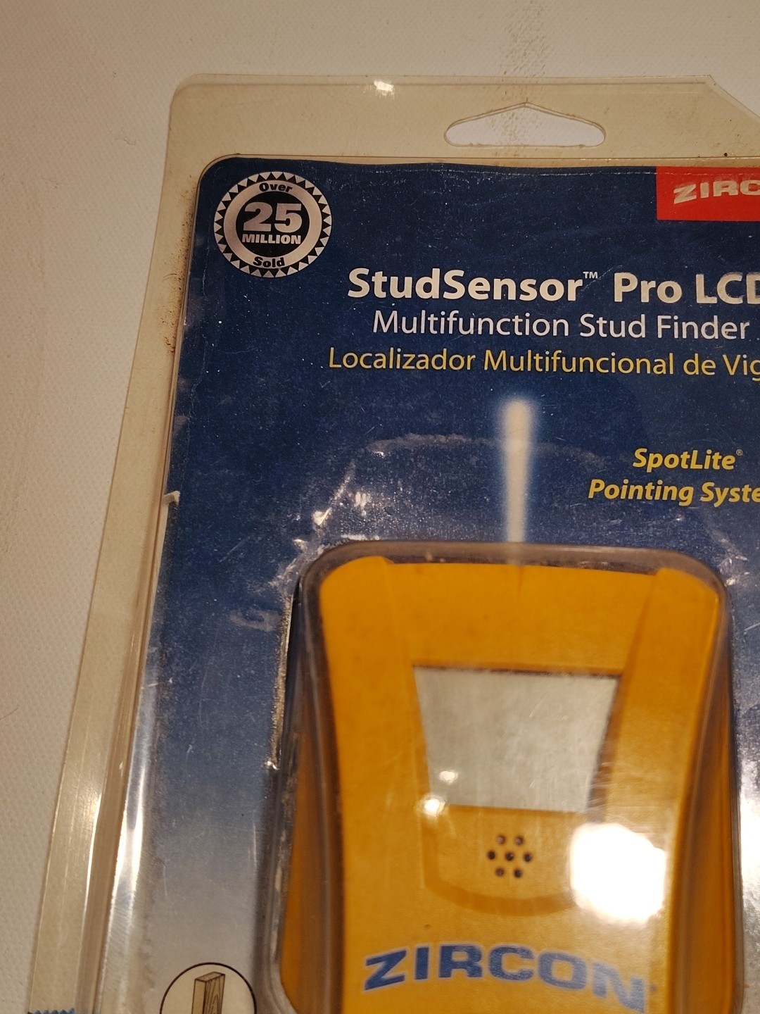 Zircon Stud Sensor Pro LCD Display Stud Finder Spotlite 2005 Open Box