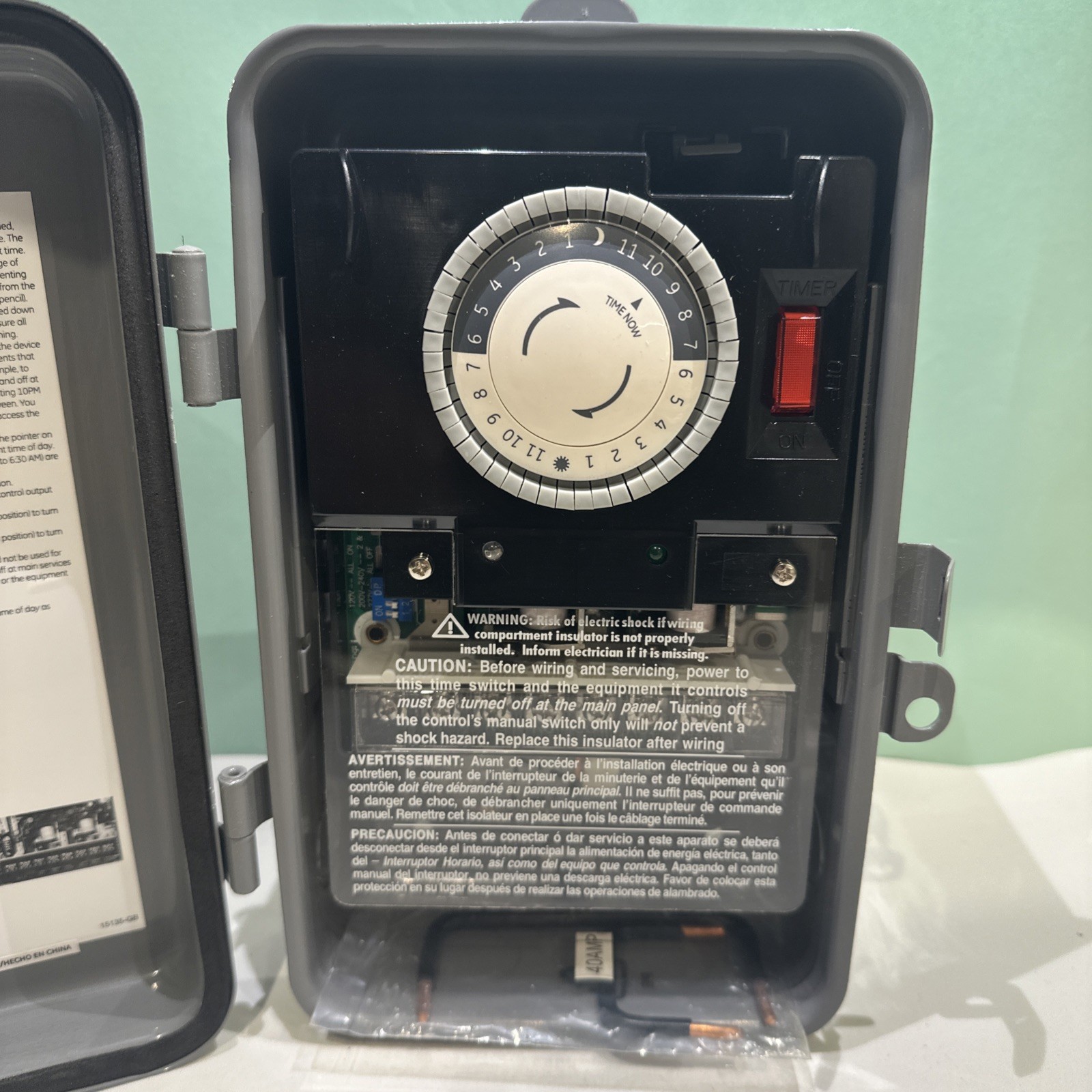 GE General Electric Mechanical Time Switch Model