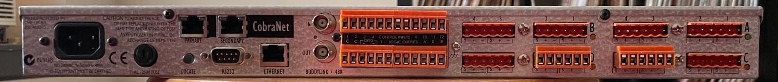BSS Soundweb London Audio BLU-80 Signal Processor with CobraNet™