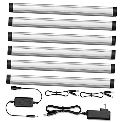 Led Under Cabinet Lighting Kit, Under Counter 6 Light Pack Soft White 3000k