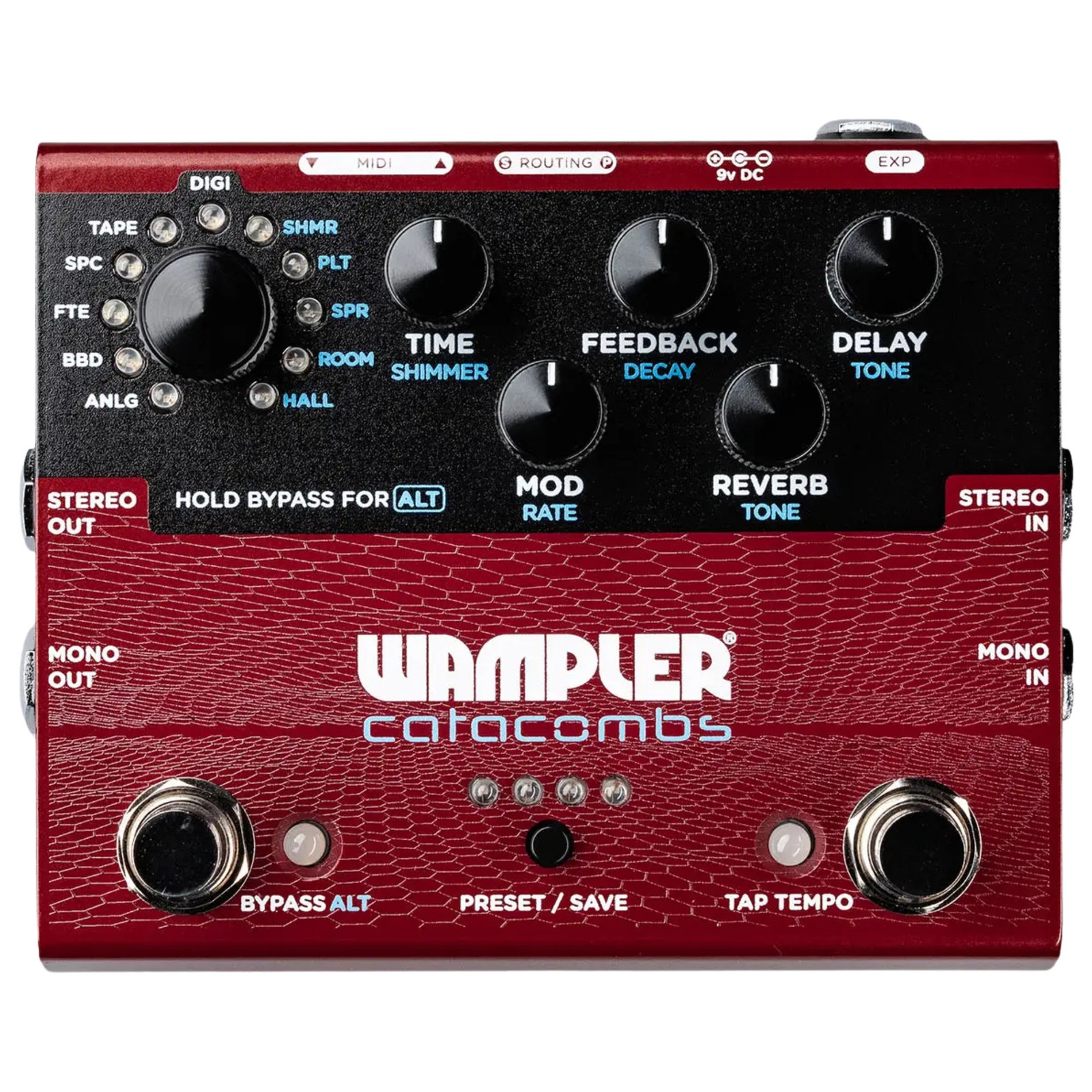 Wampler Catacombs Reverb/Delay Effects Pedal