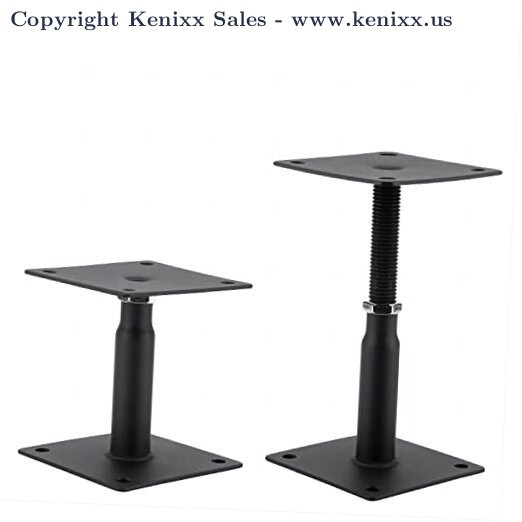 2 Pack Adjustable Support Jack for The Floor Post Floor Joist Black