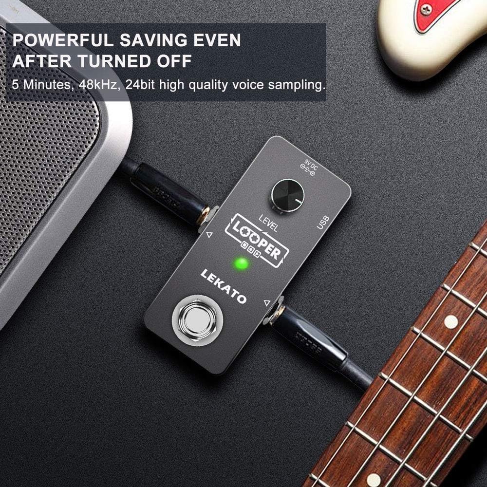 Portable Mini Looper Pedal USB Connectivity